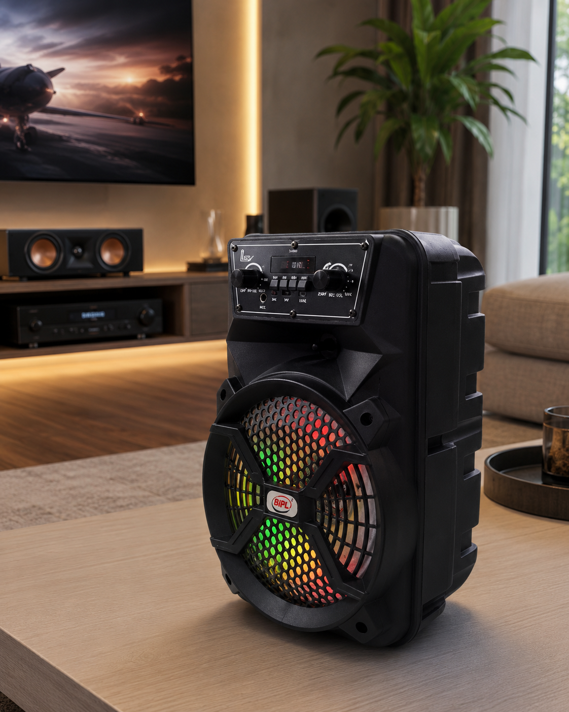 Bluetooth Wireless Speaker with Mic for karaoke, - Image 3