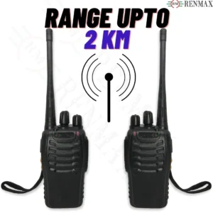 Walkie Talkie 2 Player Walkie Talkie 2Km Long Range Black ( 16 Channel )